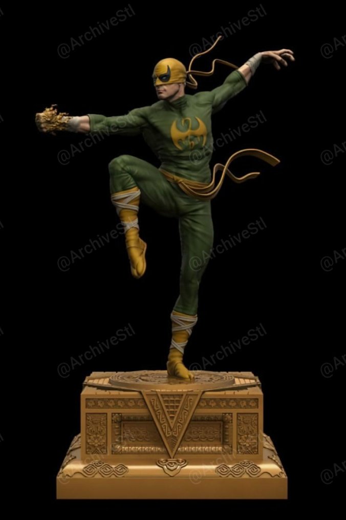 铁拳（Iron Fist）3D打印图纸